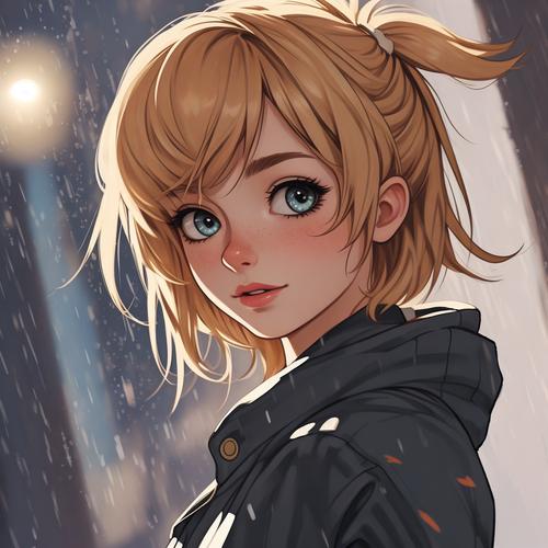 雨后暖色故事氛围插图